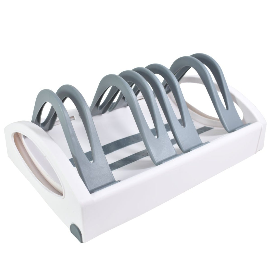 Organizador de ollas y sartenes extensible