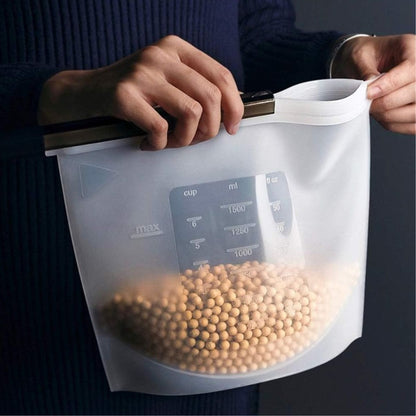 Bolsa de silicona reutilizable para alimentos 1000ML