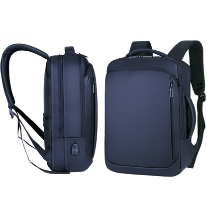 Mochila de viaje azul 42x30x14cm.