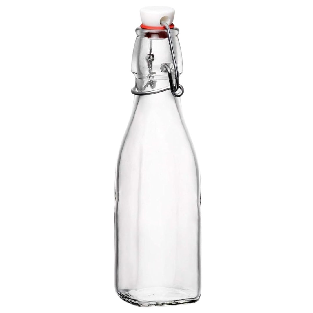Botella de vidrio con tapón hermético 750ml