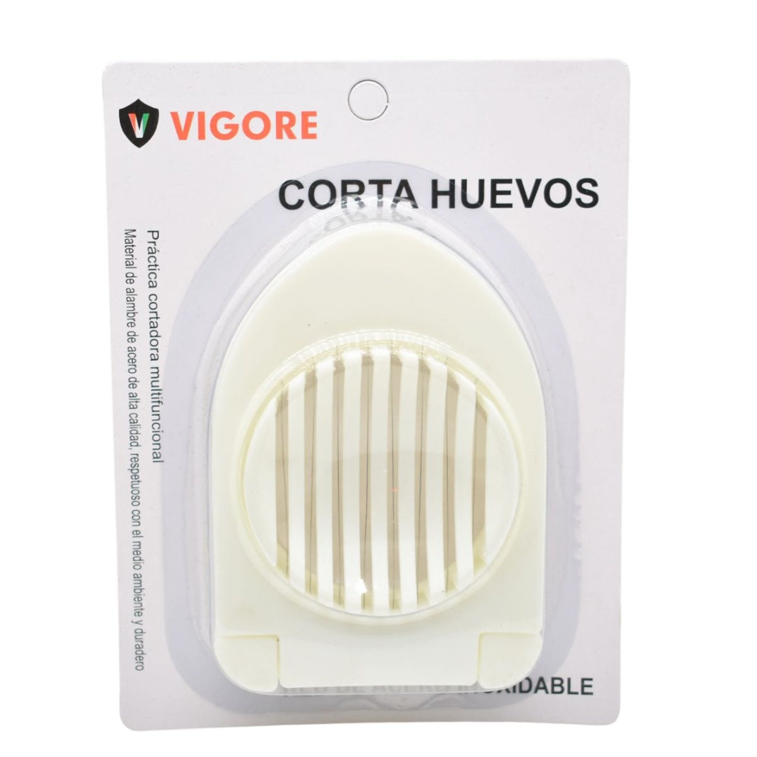 Cortador de huevos 11x8x3cm. Vigore