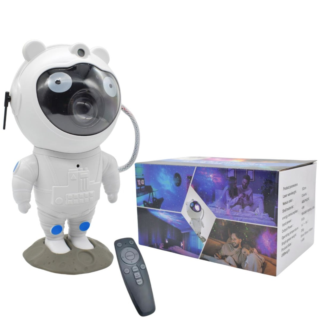 Proyector de luces de galaxias 17cm. Astronauta