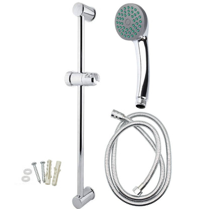 Duchero con manguera y soporte barra 65cm.