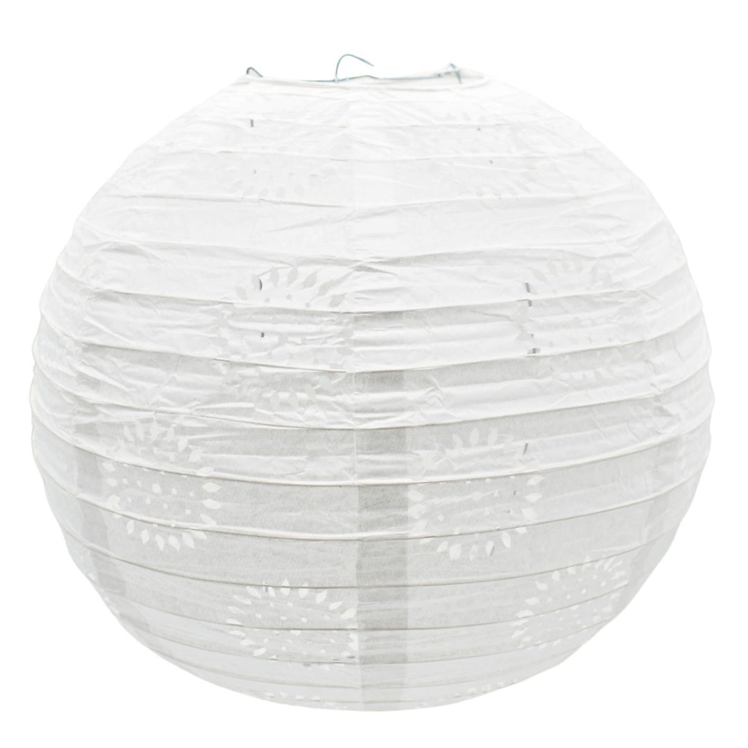 Pantalla de papel blanca  30cm