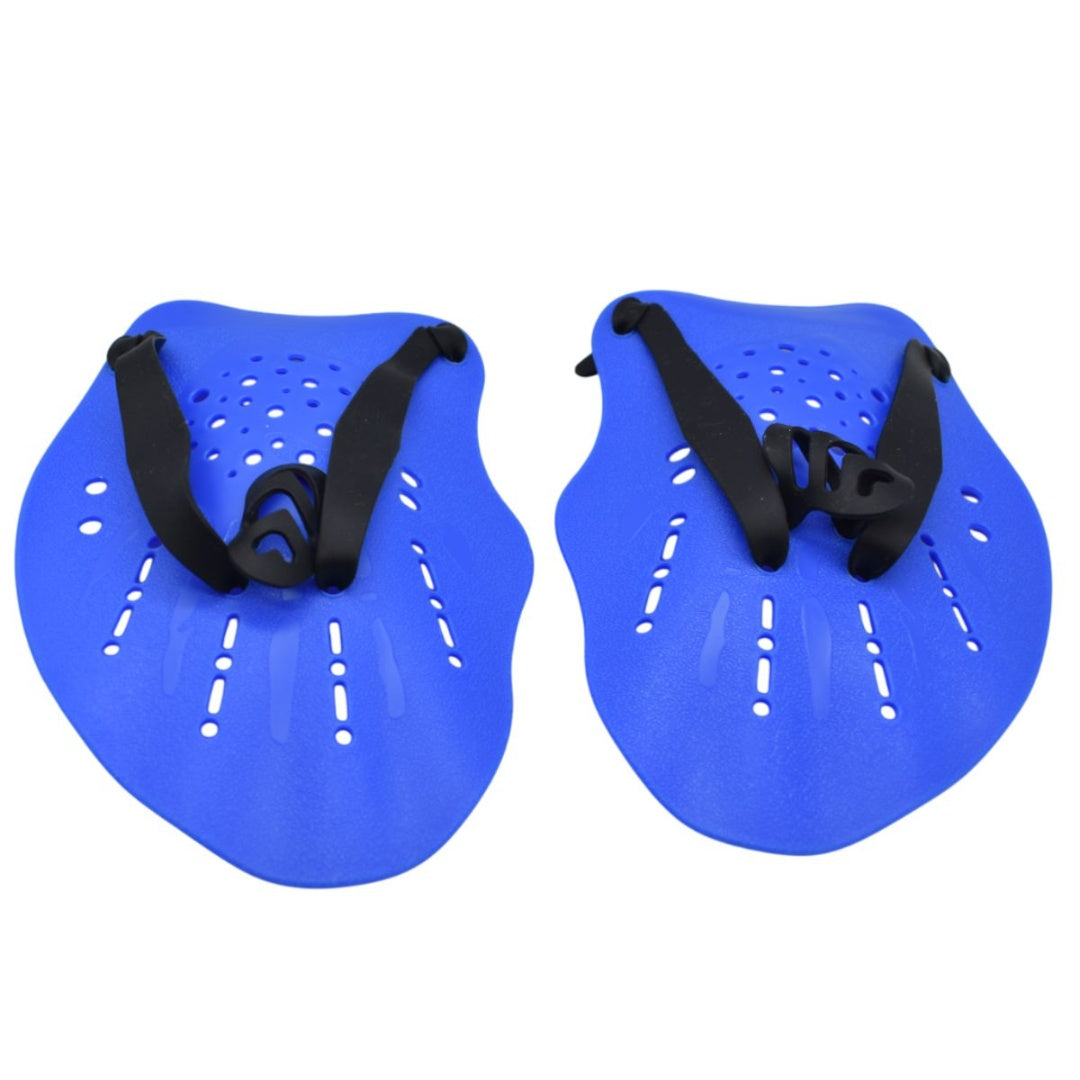 Par de manoplas para natación. Azul