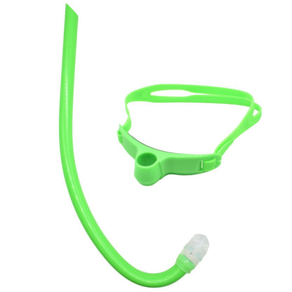 Tubo frontal de snorkel. Verde