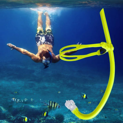 Tubo frontal de snorkel. Amarillo