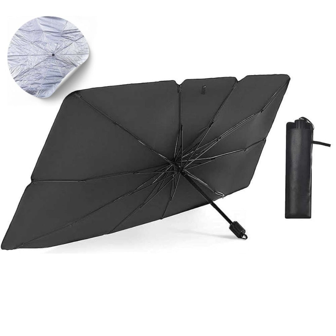 Parasol sombrilla para auto 135x75cm.