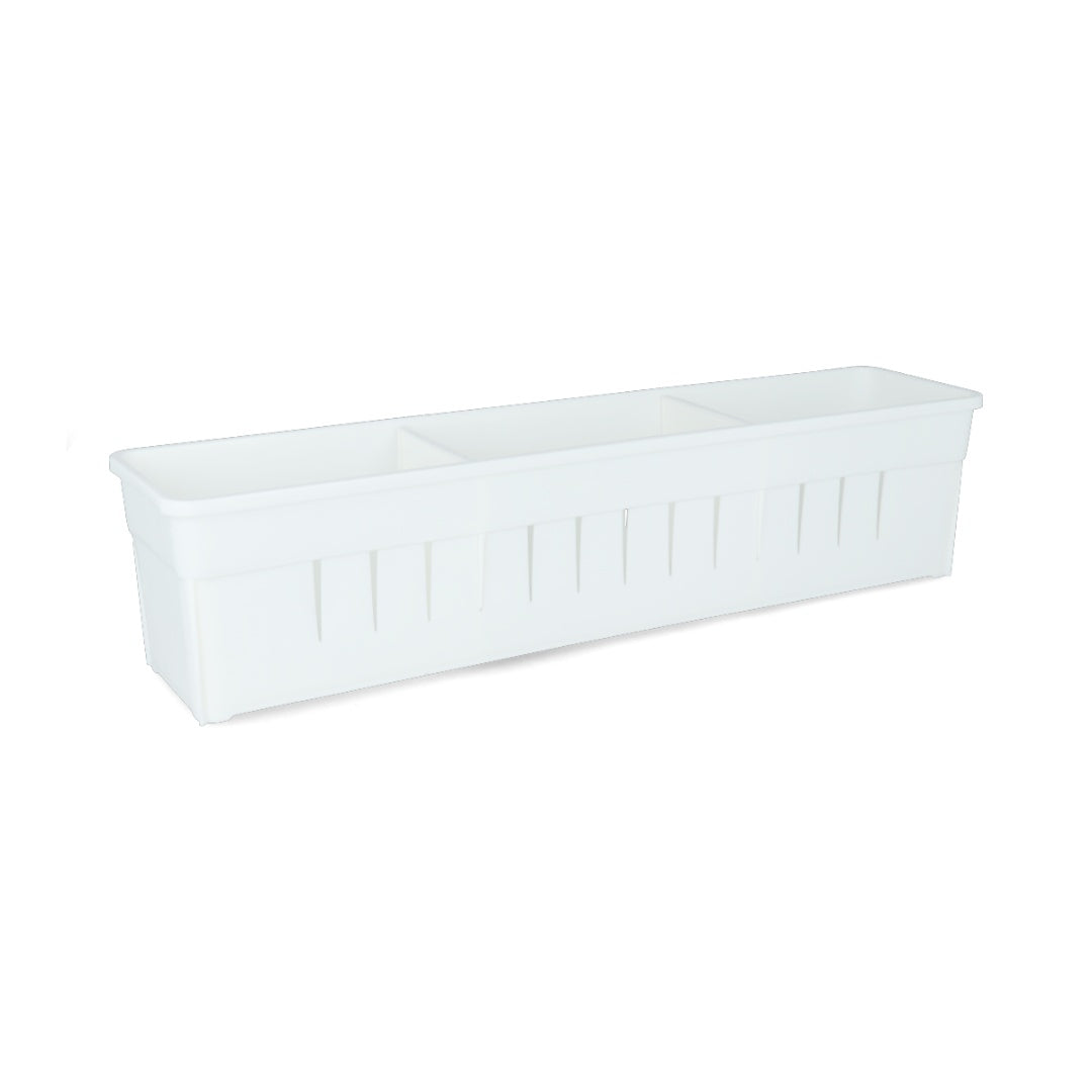Organizador de plástico con divisiones 34 x 7 x 8 cm
