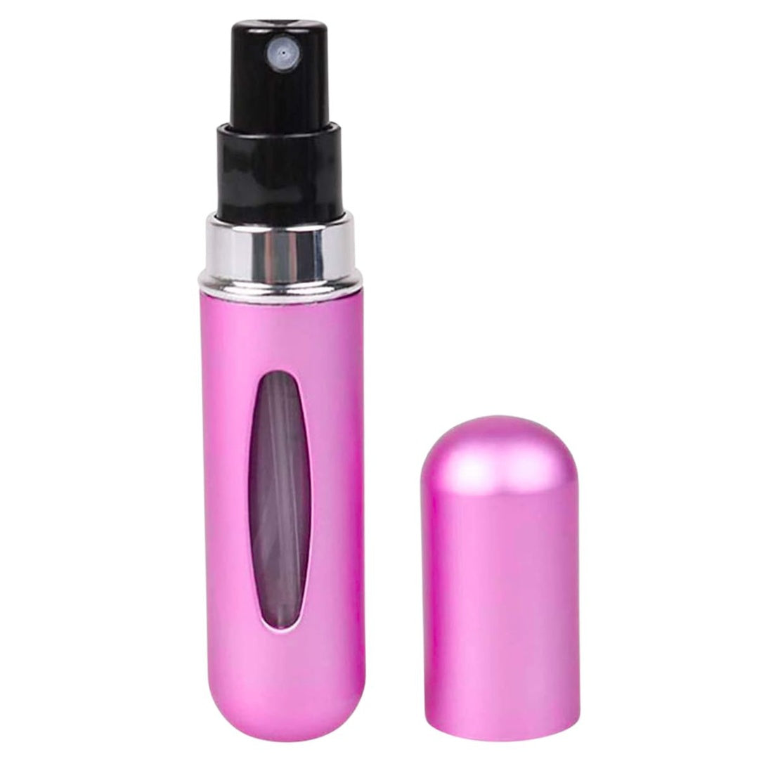 Mini atomizador para perfume recargable 5ml. Fucsia