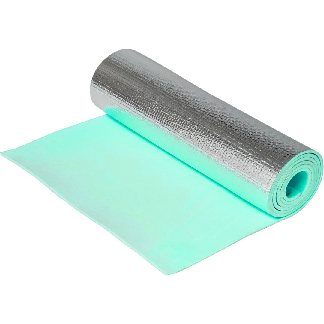 Colchoneta aluminizada verde 180x50cm. 7mm