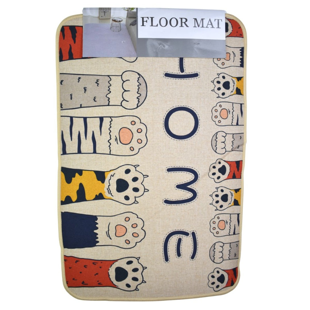 Alfombra estampada antideslizante 58x38cm.