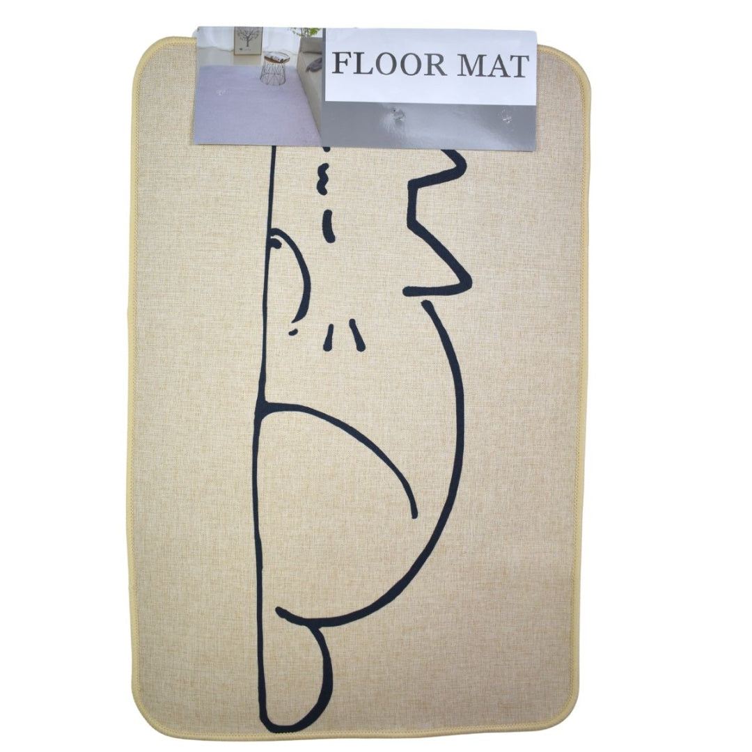 Alfombra estampada antideslizante 58x38cm.