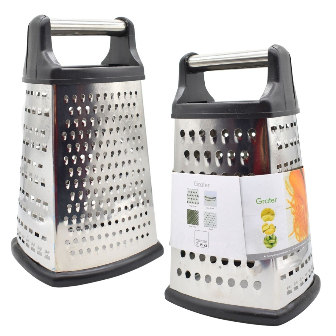 Rallador 4 caras de acero inoxidable
