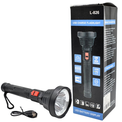 Linterna Led recargable 2000mAh