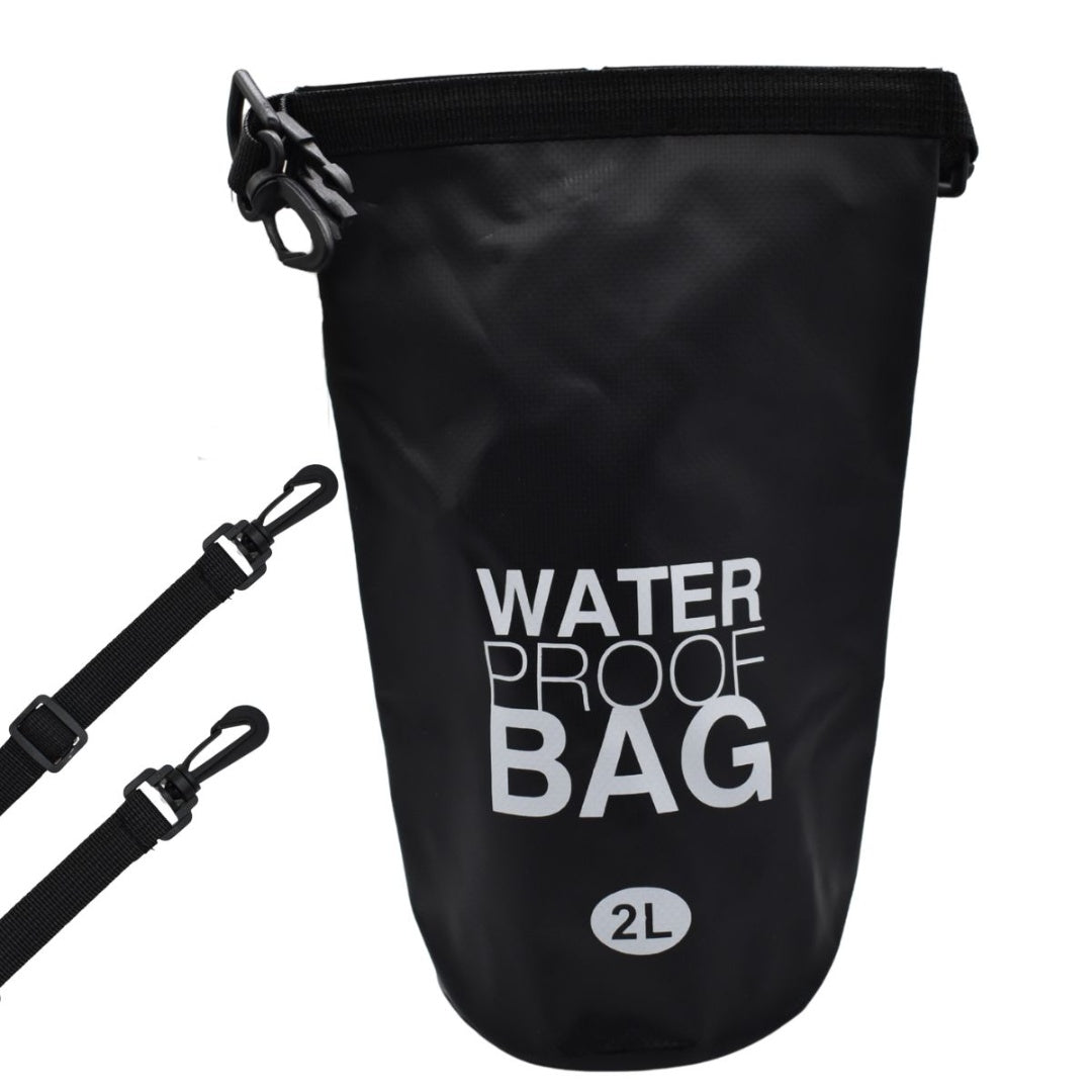 Bolso estanco impermeable 2 litros negro