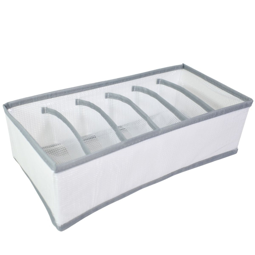 Organizador con separaciones para ropa interior 33x16x9.5cm.