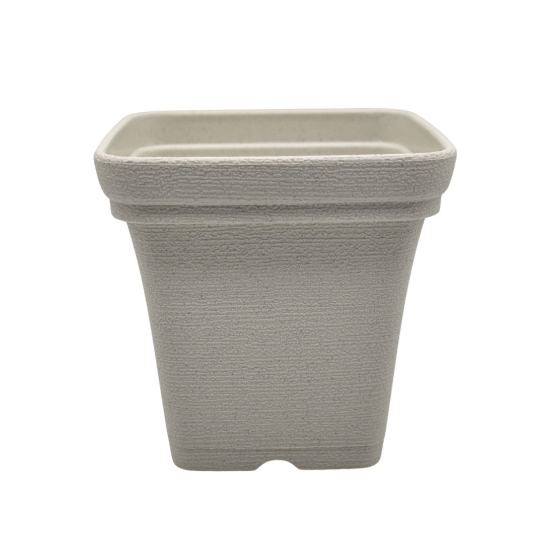 Maceta plástica 20x19cm. Gris