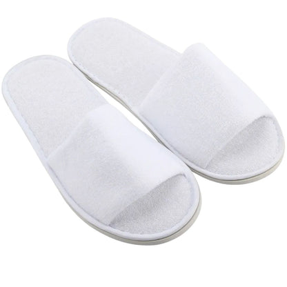Pantuflas antideslizantes unisex 28x11cm blancas
