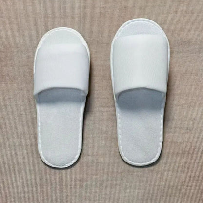 Pantuflas antideslizantes unisex 28x11cm blancas