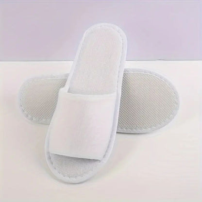 Pantuflas antideslizantes unisex 28x11cm blancas