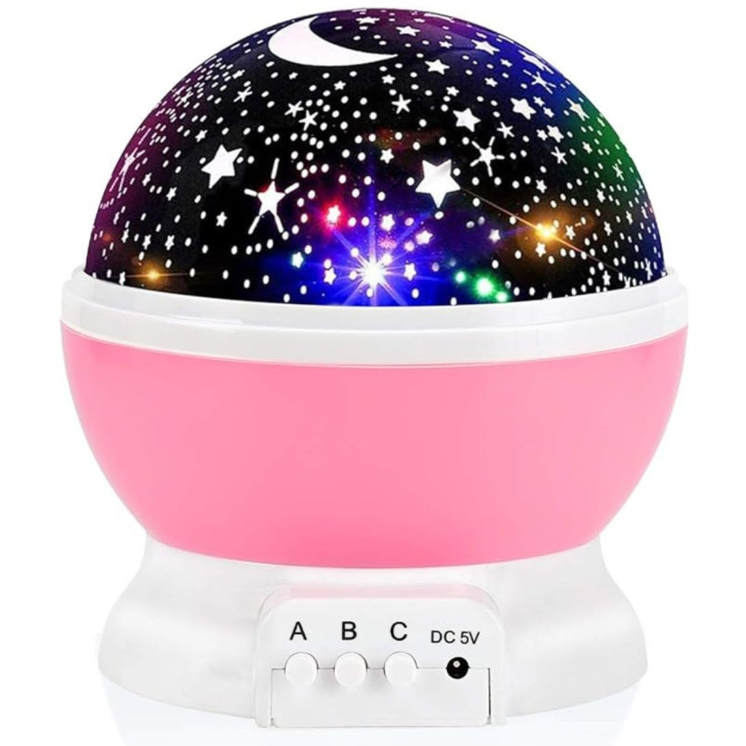 Lámpara veladora de estrellas 13 x 13 x 14 cm rosa Vigore