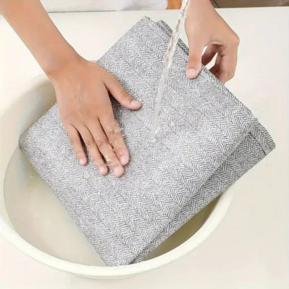 Bolso multiuso de tela con asas y cierre 56x45x56cm