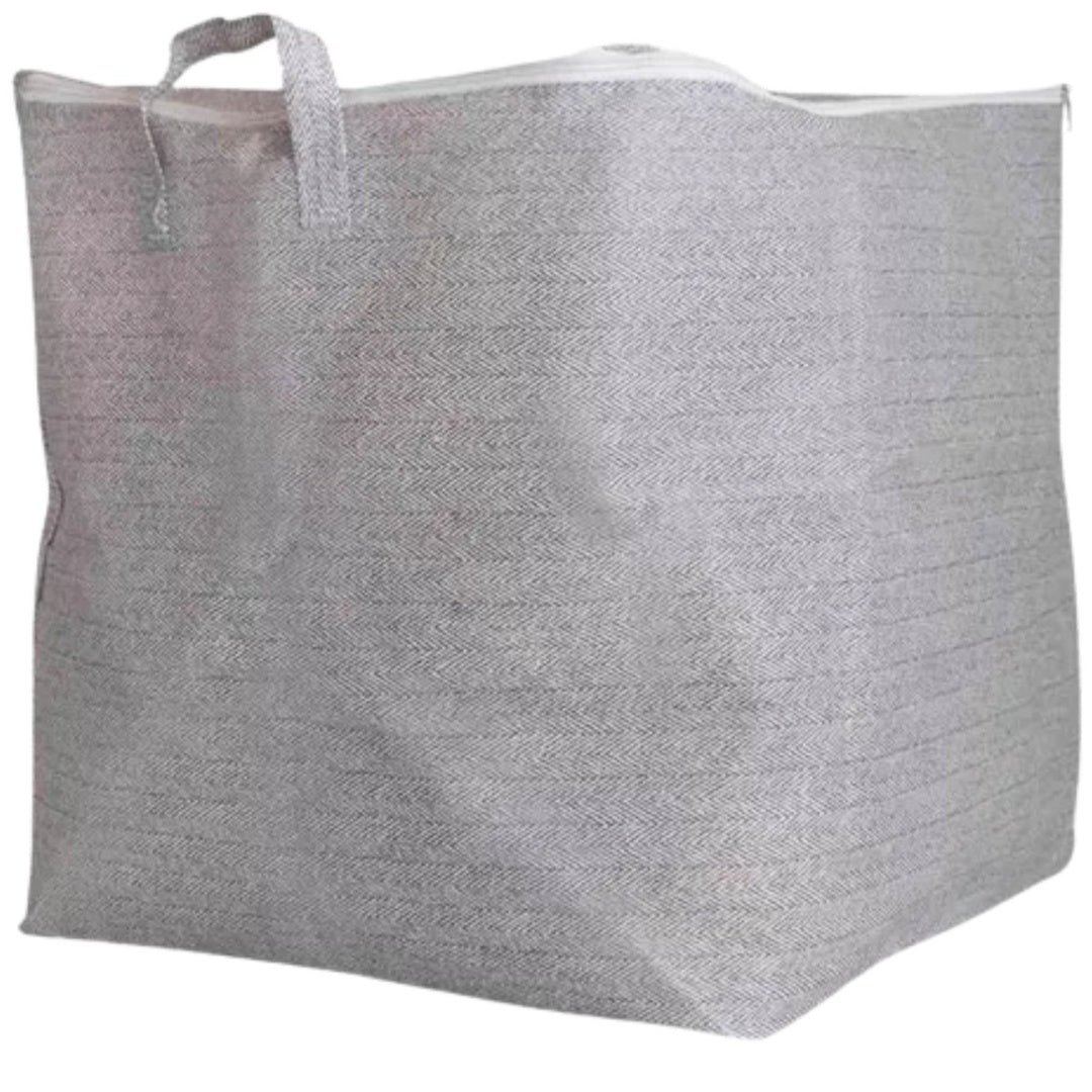 Bolso multiuso de tela con asas y cierre 56x45x56cm