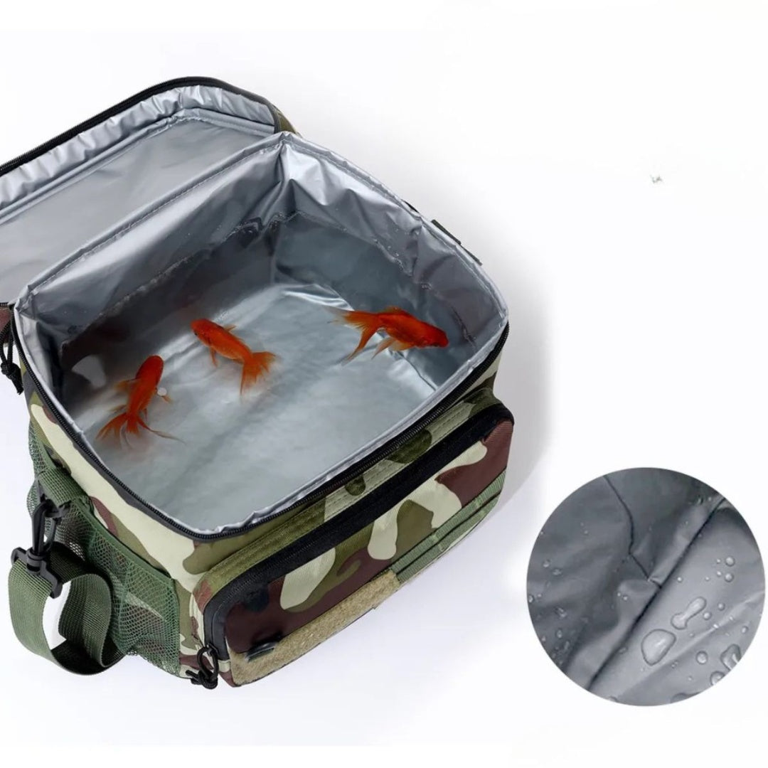 Bolso conservadora camuflado térmico aislante 15.5L
