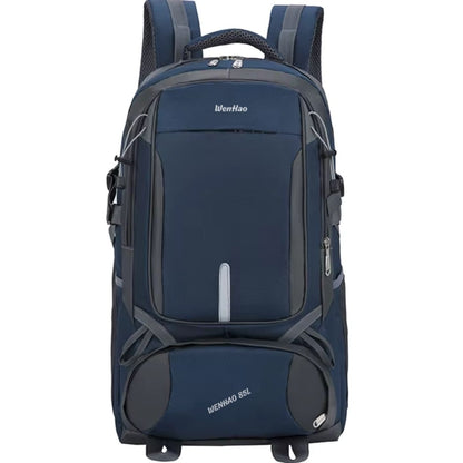 Mochila camping 85L 50x30x16cm. Azul
