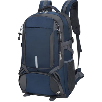 Mochila camping 85L 50x30x16cm. Azul