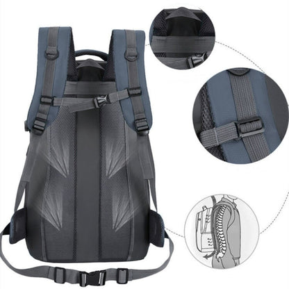 Mochila camping 85L 50x30x16cm. Azul