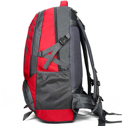 Mochila camping 85L 50x30x16cm. Rojo