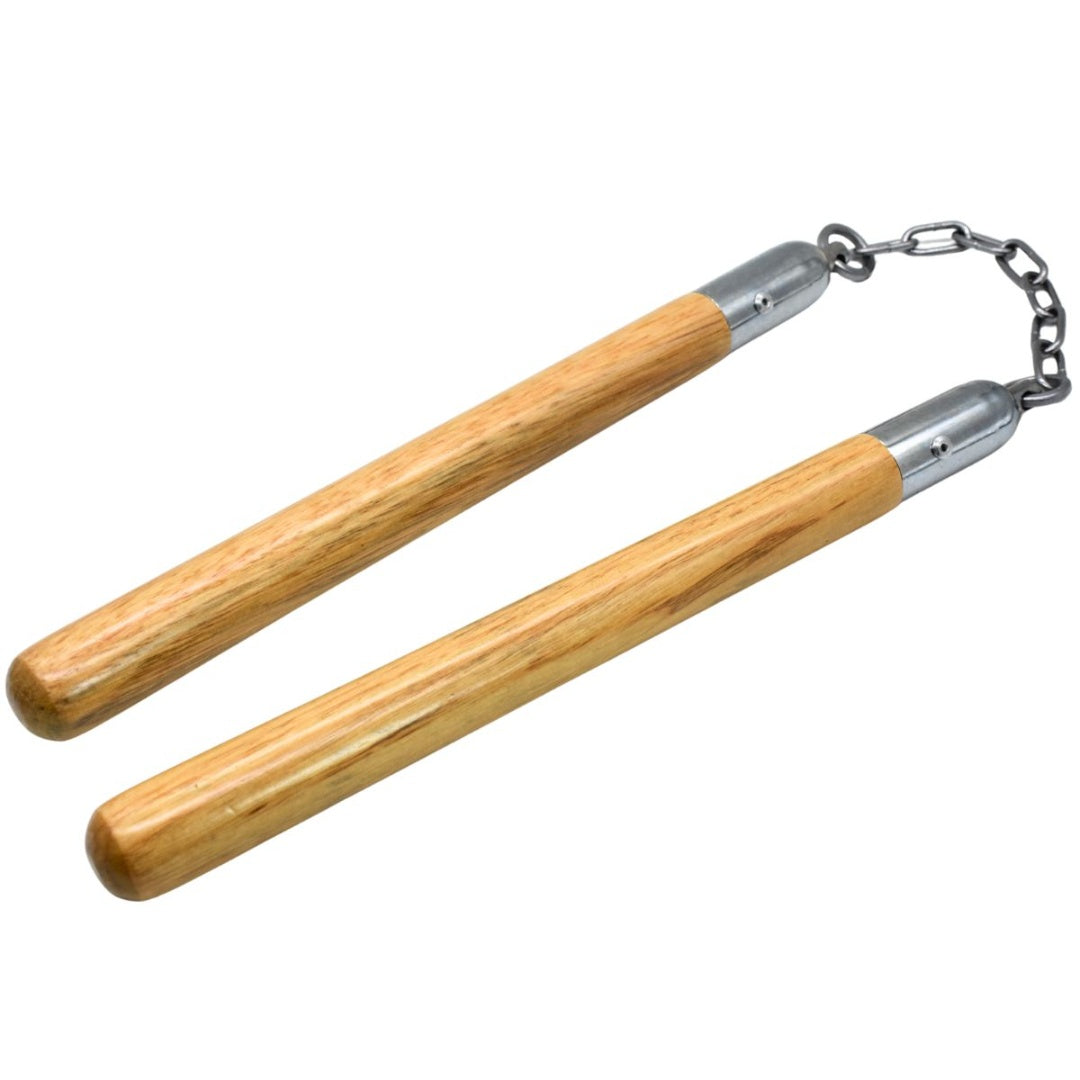 Nunchaku de madera y metal artes marciales