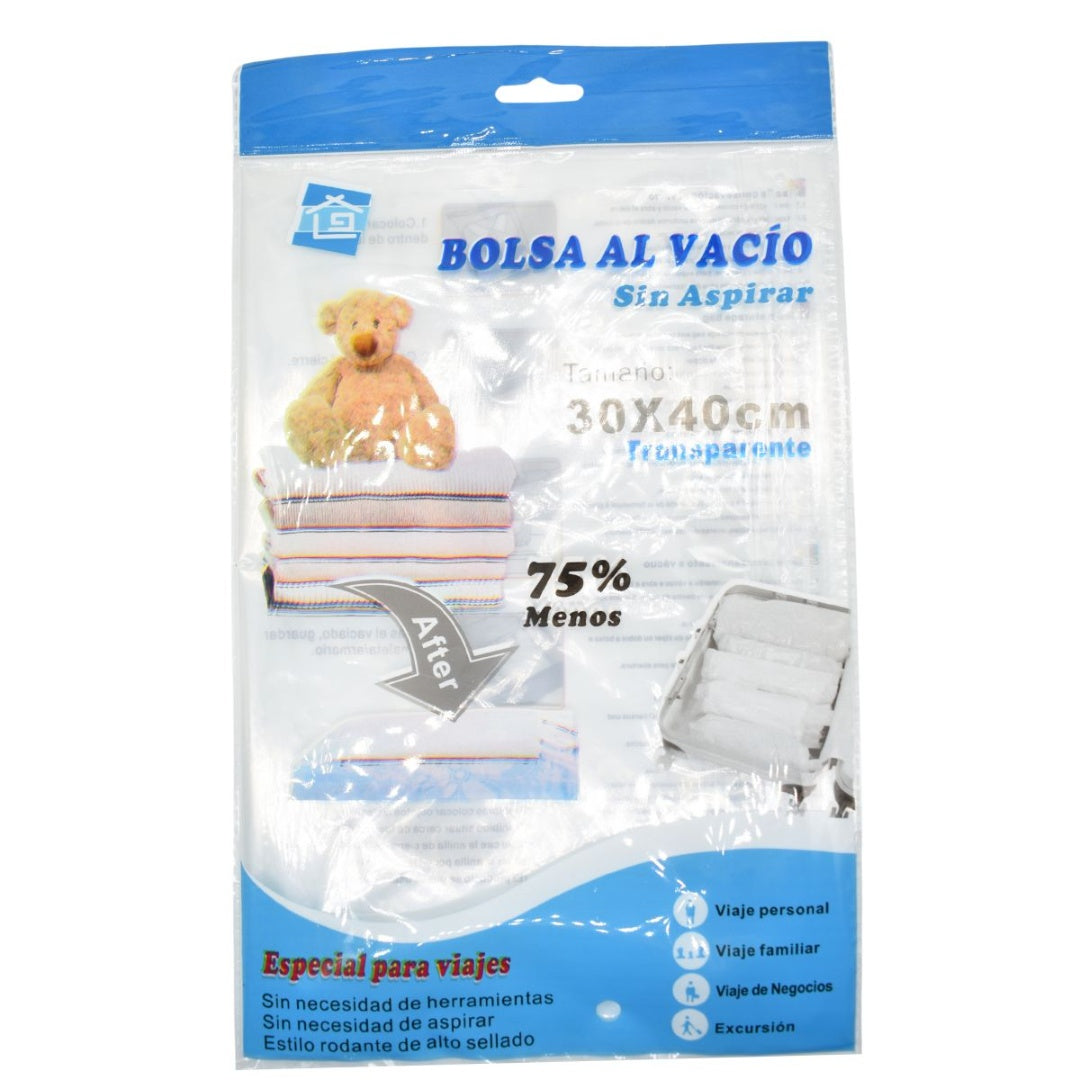 Bolsa al vacío para ropa 30x40cm.