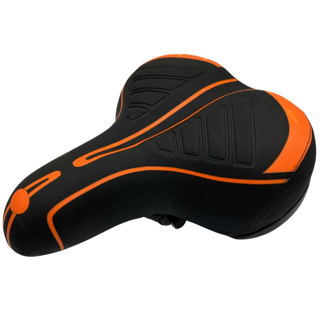 Asiento sillín para bicicleta 24x20cm. Naranja