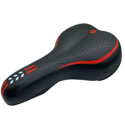 Asiento sillín para bicicleta 25x16cm. Rojo