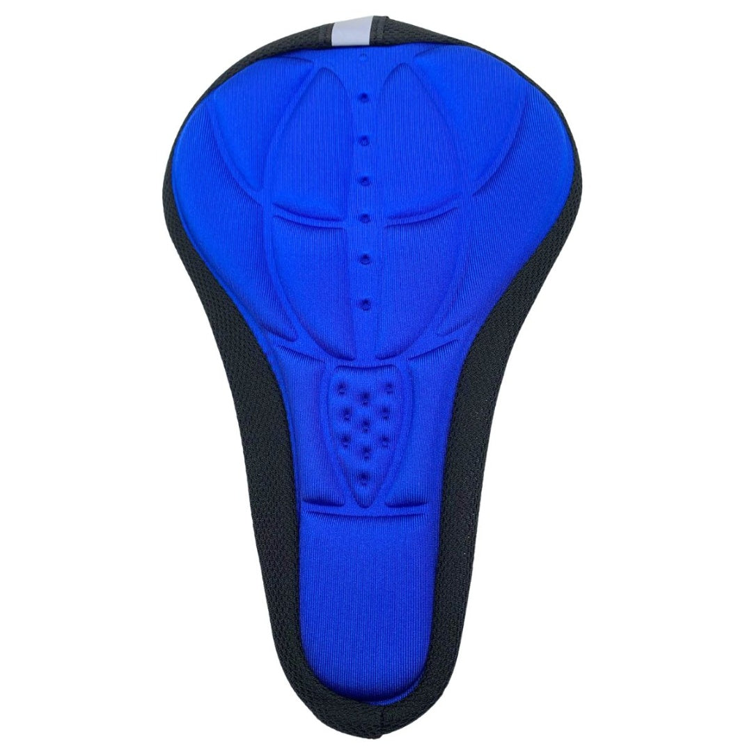 Cubre asiento de bicicleta 25x16cm. Azul