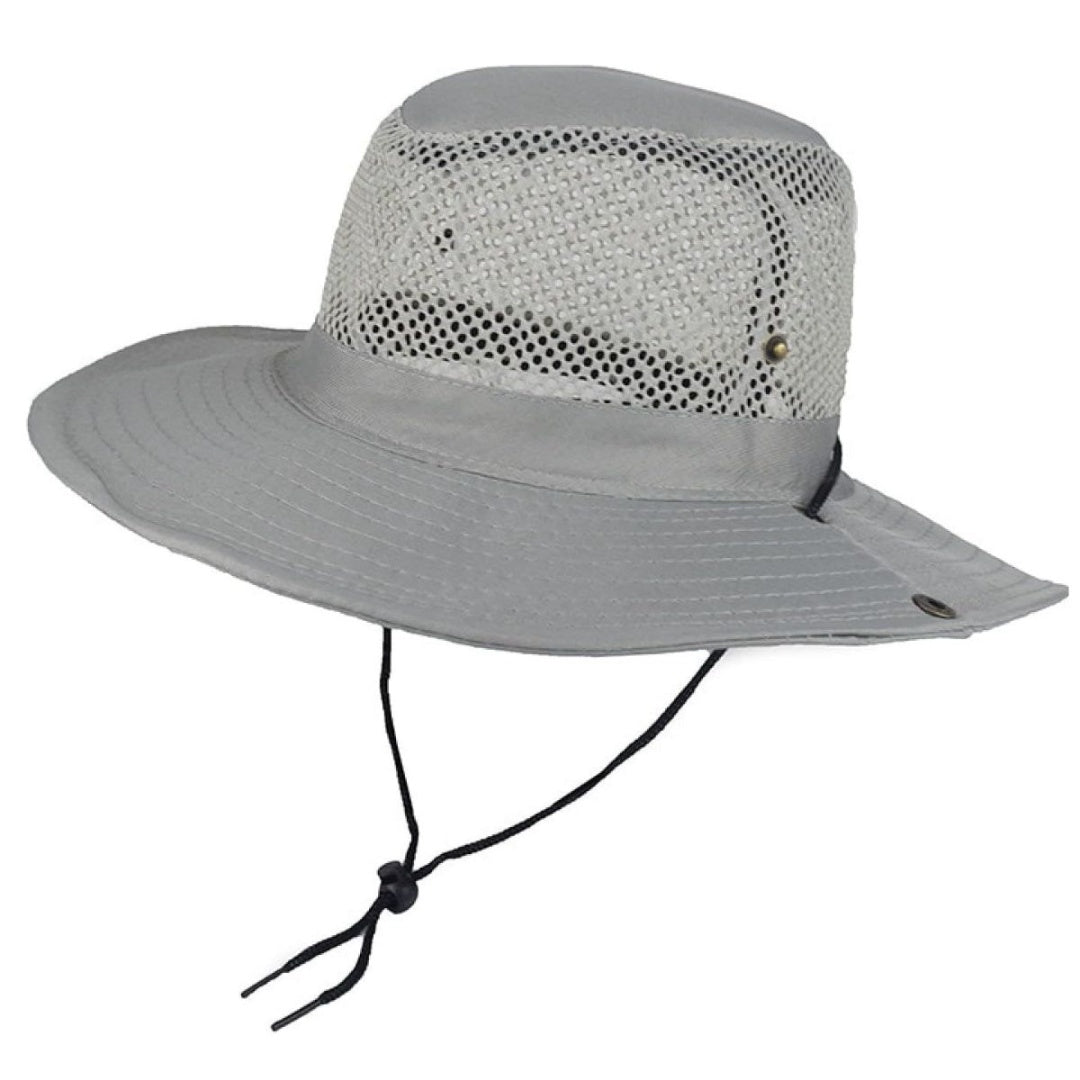 Sombrero capelina gris