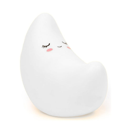 Veladora luna 14 x 8 cm. Blanca