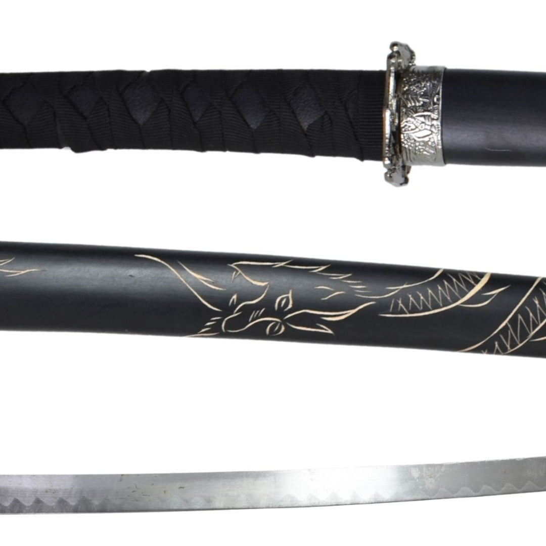 Katana decorativa con soporte 100cm.