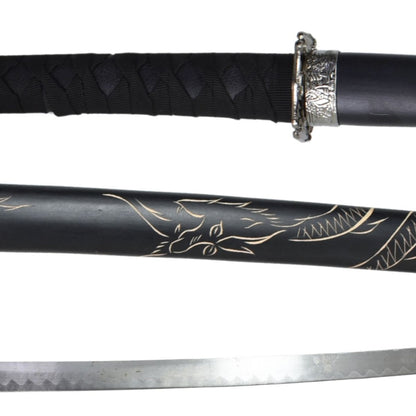 Katana decorativa con soporte 100cm.