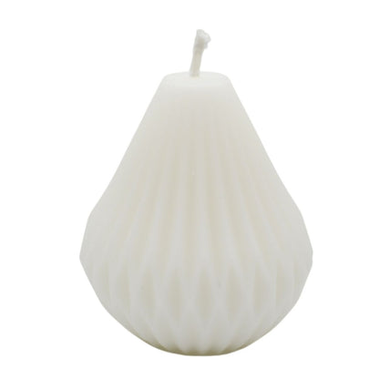 Vela aromática blanca con forma 8x6cm.