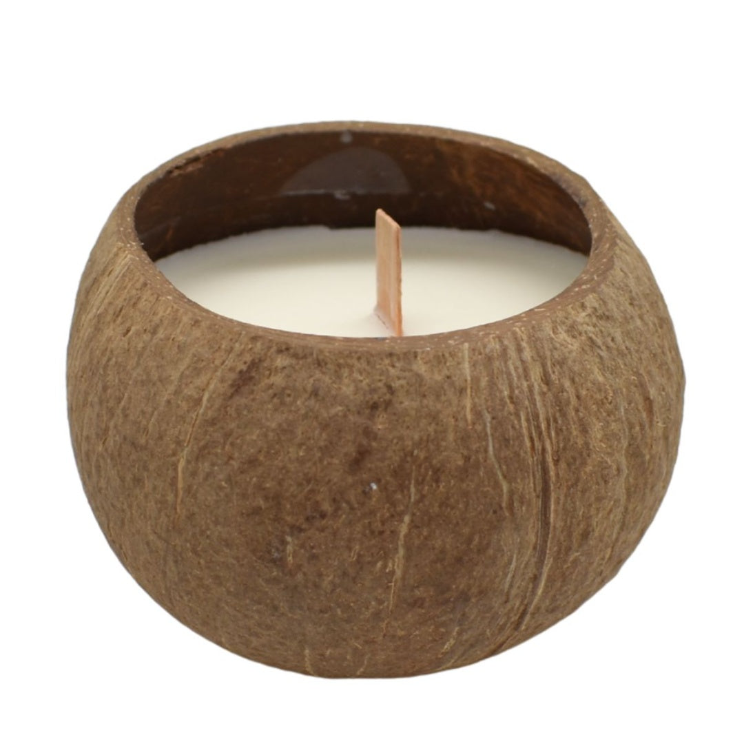 Vela aromática de coco 9x7cm.