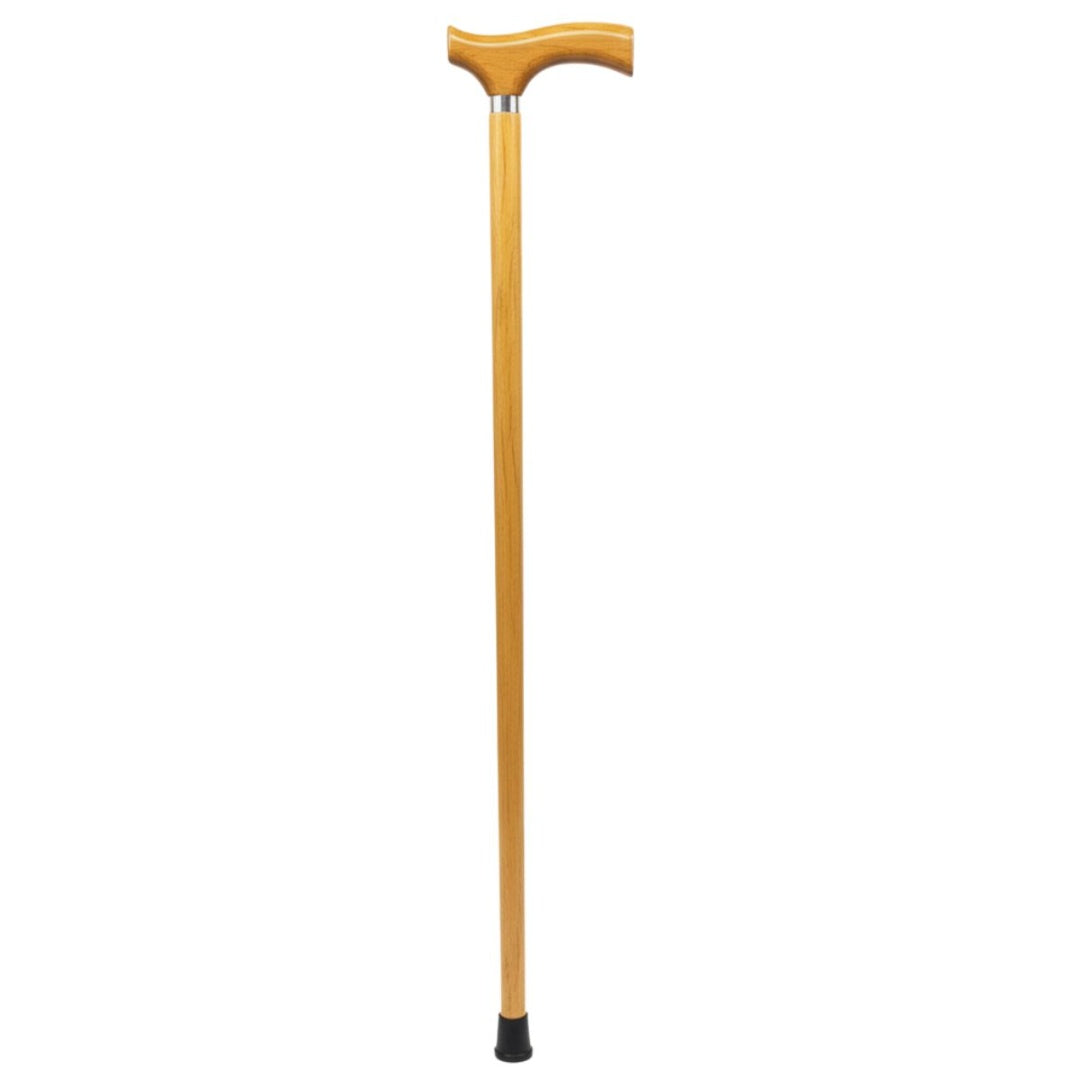 Bastón de madera beige 90cm.