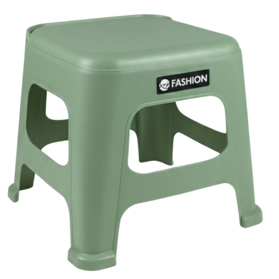 Banco taburete de plástico verde
