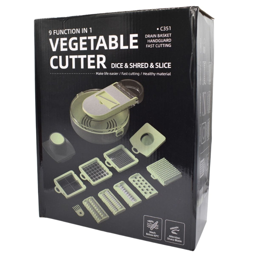 Cortador picador de vegetales 9 en 1