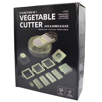 Cortador picador de vegetales 9 en 1