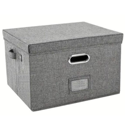 Caja organizadora plegable de tela 40x30x25cm.