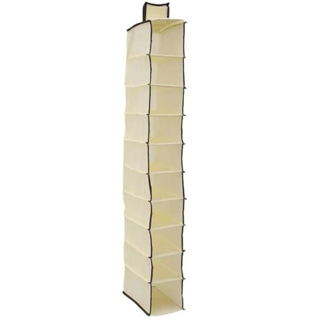 Organizador de zapatos 30x15x120cm. Crema
